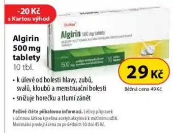 Dr. Max Algirin 500 mg tablety nabídka