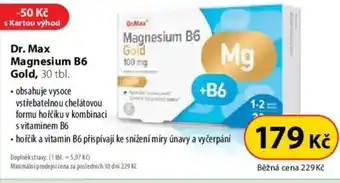 Dr. Max Dr. Max Magnesium B6 Gold, 30 tbl. nabídka