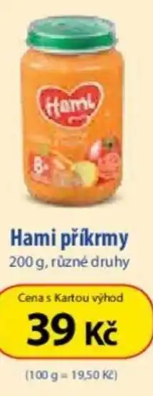 Dr. Max Hami příkrmy 200 g, různé druhy nabídka