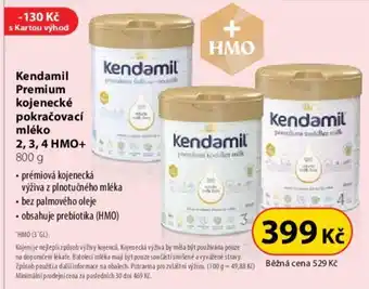 Dr. Max Kendamil Premium kojenecké pokračovací mléko 2,3,4 HMO+ nabídka