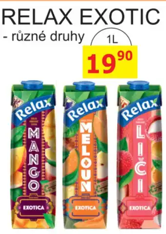 BENE Nápoje RELAX EXOTIC 1L nabídka