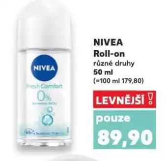 Kaufland NIVEA Roll-on nabídka