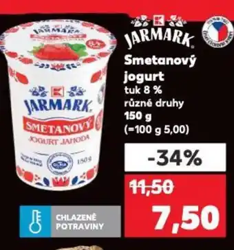 Kaufland Smetanový jogurt nabídka