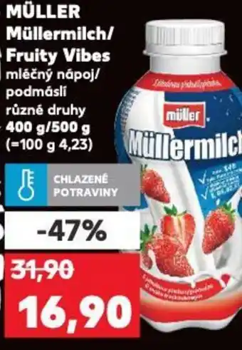 Kaufland MÜLLER Müllermilch/ Fruity Vibes nabídka