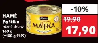 Kaufland HAMÉ Paštika nabídka