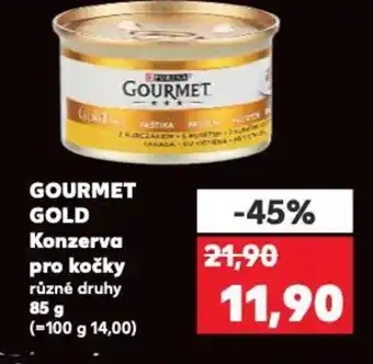 Kaufland GOURMET GOLD Konzerva pro kočky nabídka