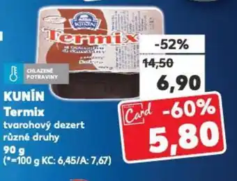 Kaufland KUNIN Termix nabídka