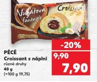 Kaufland PÉCÉ Croissant s náplní nabídka