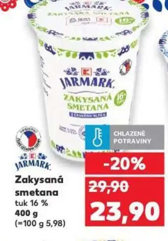 Kaufland Zakysaná smetana nabídka