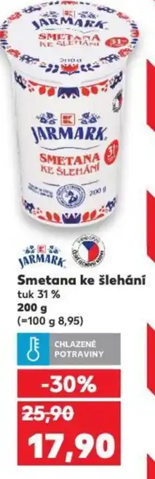 Kaufland Smetana ke šlehání nabídka