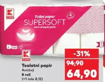 Kaufland Toaletní papír 4vrstvý nabídka