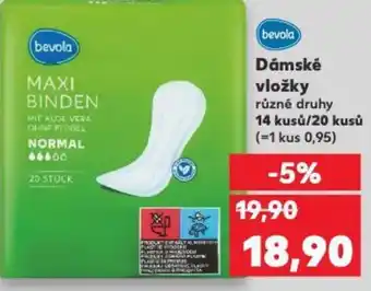 Kaufland Dámské vložky nabídka