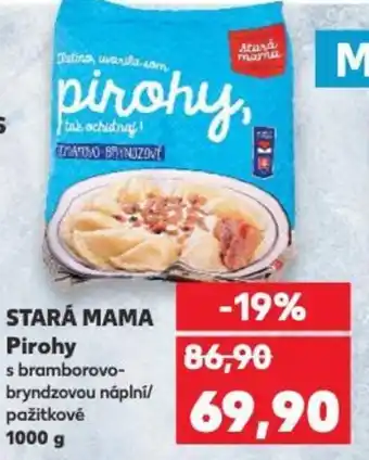 Kaufland STARÁ MAMA Pirohy nabídka