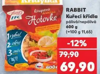 Kaufland RABBIT Kuřecí křídla nabídka
