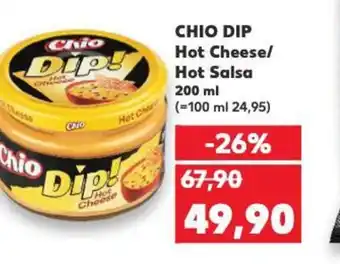 CHIO DIP Hot Cheese/ Hot Salsa