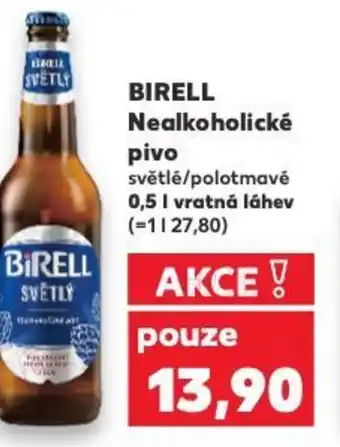 Kaufland BIRELL Nealkoholické pivo 0.5L nabídka