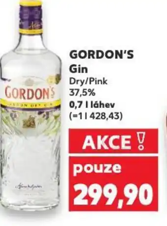 Kaufland GORDON'S Gin 0.7L nabídka