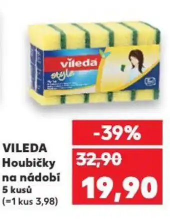Kaufland VILEDA Houbičky na nádobí nabídka