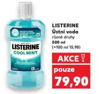 Kaufland LISTERINE Ústní voda nabídka