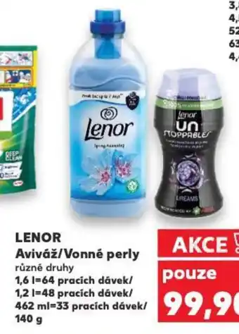 Kaufland LENOR Aviváž/Vonné perly nabídka