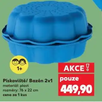 Kaufland Pískoviště/ Bazén 2v1 nabídka