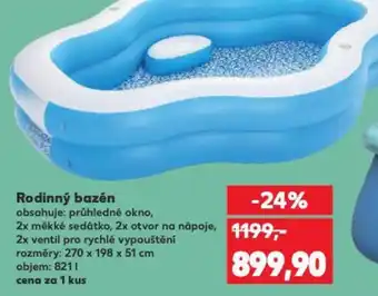 Kaufland Rodinný bazén nabídka