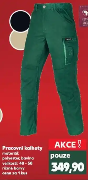 Kaufland Pracovní kalhoty nabídka