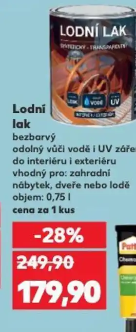 Kaufland Lodní lak nabídka