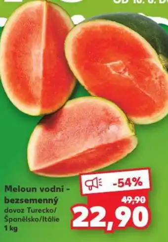 Kaufland Meloun vodní - bezsemenný nabídka