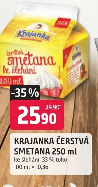 Trefa KRAJANKA ČERSTVÁ SMETANA 250 ml nabídka