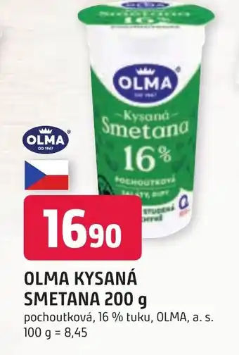 Trefa OLMA KYSANÁ SMETANA 200 g nabídka