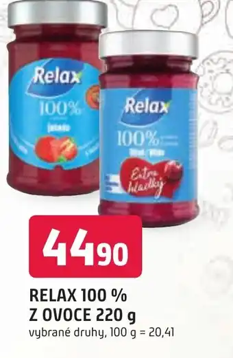 Trefa RELAX 100 % Z OVOCE 220 g nabídka
