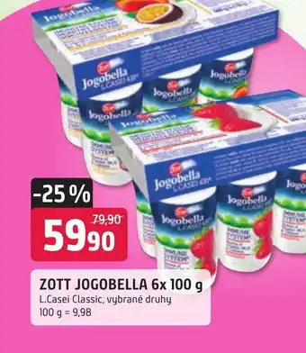Trefa ZOTT JOGOBELLA 6x 100 g nabídka