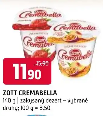 Terno ZOTT CREMABELLA nabídka