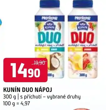 Terno KUNÍN DUO NÁPOJ nabídka