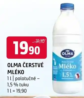 Terno OLMA ČERSTVÉ MLÉKO 1L nabídka