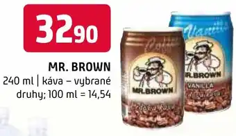 Terno MR. BROWN 240 ml nabídka