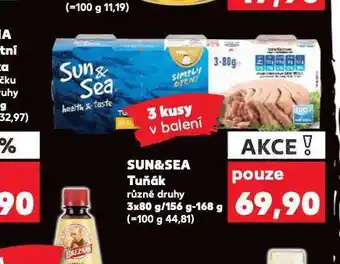Kaufland Sun & sea tuňák nabídka