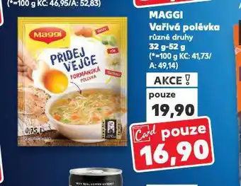 Kaufland Maggi vařivá polévka nabídka