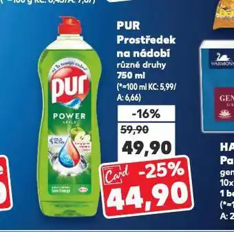 Kaufland Pur prostředek na nádobí nabídka