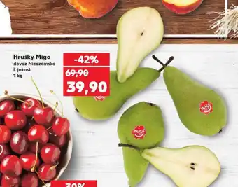 Kaufland Hrušky migo nabídka