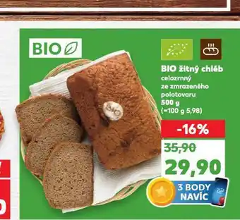 Kaufland Bio žitný chléb nabídka