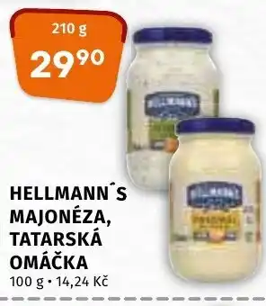 Terno HELLMANN'S MAJONÉZA, TATARSKÁ OMÁČKA nabídka
