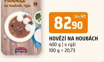 Terno HOVĚZÍ NA HOUBÁCH nabídka