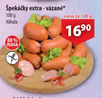 CBA Špekáčky extra - vázané nabídka