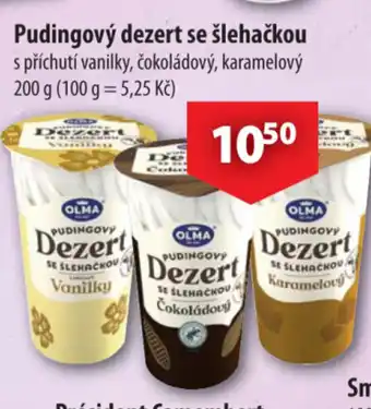 CBA Pudingový dezert se šlehačkou nabídka