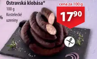 CBA Ostravská klobása nabídka