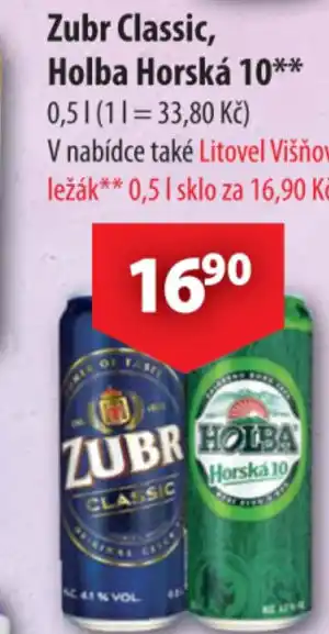 CBA Zubr Classic, Holba Horská 10 nabídka