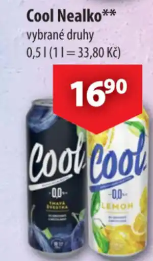 CBA Cool Nealko nabídka
