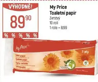 Globus My Price Toaletní papír nabídka